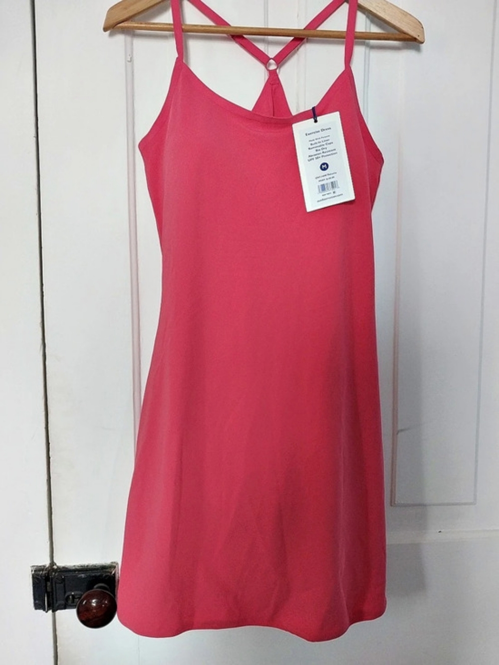 Outdoor Voices Exercise Dress Athletic Mini Dress in Pink Medium